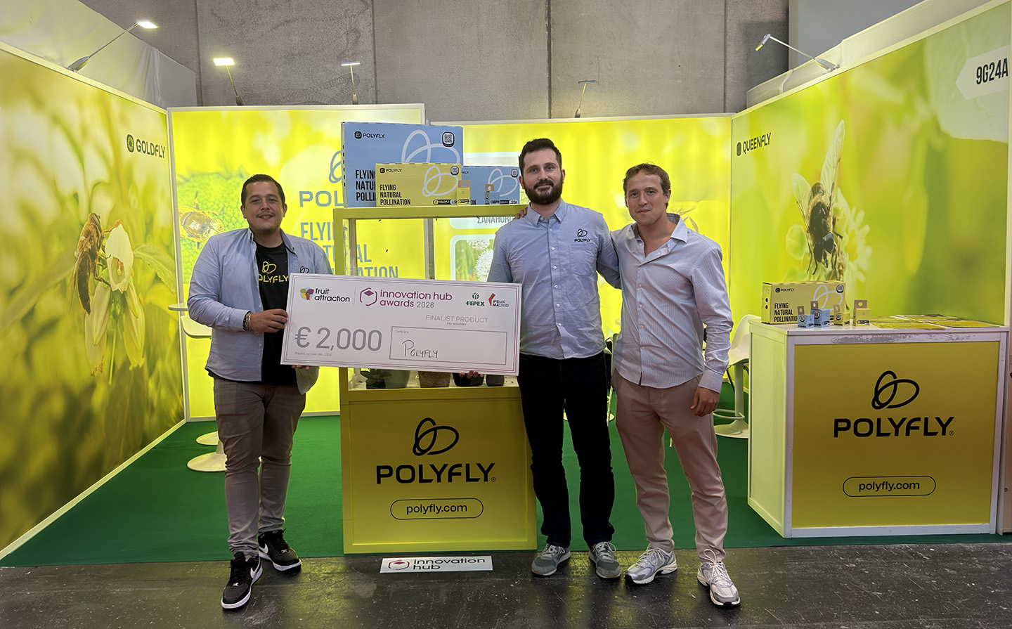 Polyfly wins first prize at the Innovation Hub Awards at Fruit Attraction 2026